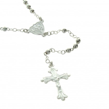 Sterling Silver Rosary with 3,5mm beads