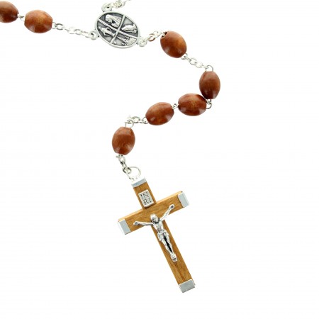 Rosario Lourdes in legno...