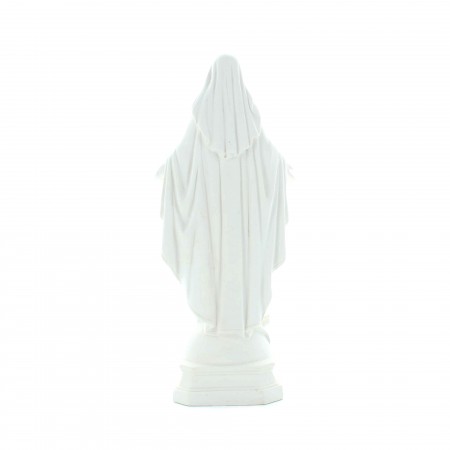 Statua in alabastro bianco della Madonna Miracolosa