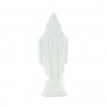 Statue de la Vierge Miraculeuse en albâtre blanche