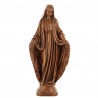 Statue de la Vierge Miraculeuse en résine evolite effet bronze 30cm