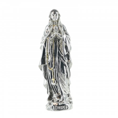 Metal statue of Our Lady of Lourdes 10cm