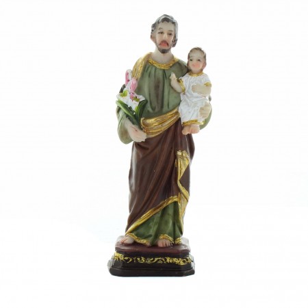 Statue de Saint Joseph en résine 8 cm