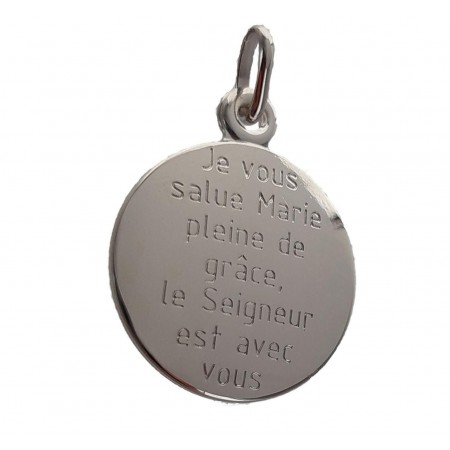 Medaglia d'argento rodio...