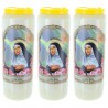 Set of 3 Novena candles Saint Rita 17,5 cm