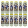 Set di 12 candele Novena della Vergine Miracolosa 17,5 cm