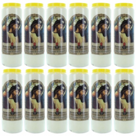 Set di 12 candele da novena...
