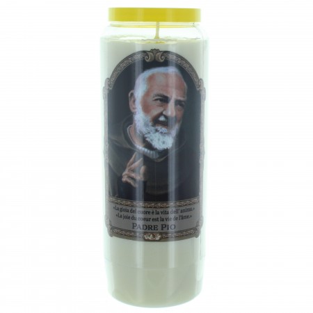 Padre Pio Novena Candle 17,5cm