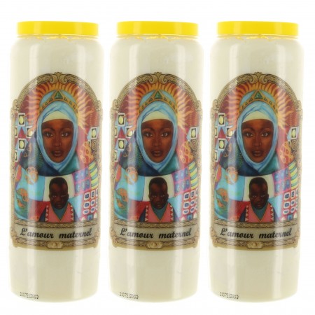 Set di 3 candele Novena...