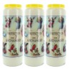 Set di 3 candele della novena dei 7 arcangeli - 17,5 cm