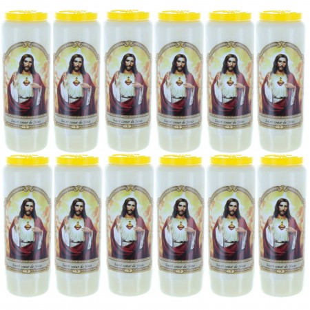Set di 12 candele da novena...