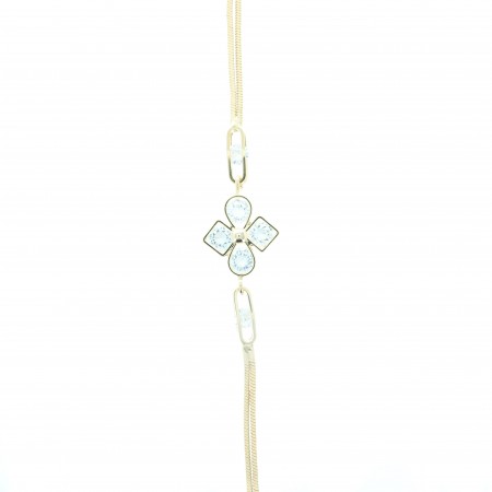 Bracciale placcato oro con...