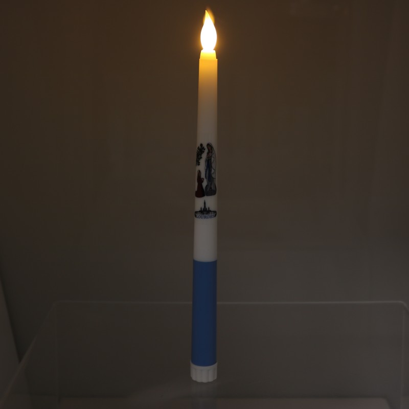 Processione LED candela Apparizione di Lourdes