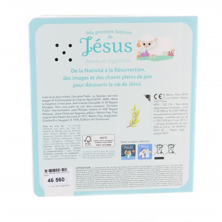 La mia prima storia di Gesù, Libro musicale con canzoni religiose per  bambini
