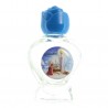 Heart-shaped 20 ml glass bottle with Lourdes water and Lourdes Apparition