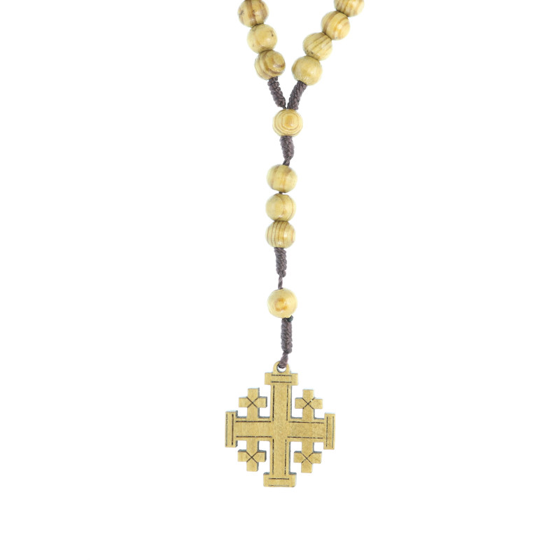Bague Croix De Jérusalem Pour Femmes/hommes - Acier Inoxydable, Symbolique Chrétienne, Bijou Religieux Doré Ou Argenté