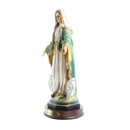 Statue of the Miraculous Virgin 22cm in resin
