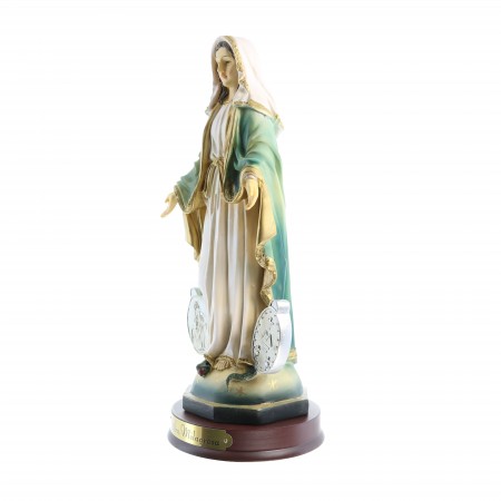 Statue de la Vierge Miraculeuse de 22cm en résine