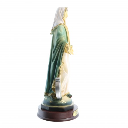 Statue de la Vierge Miraculeuse de 22cm en résine