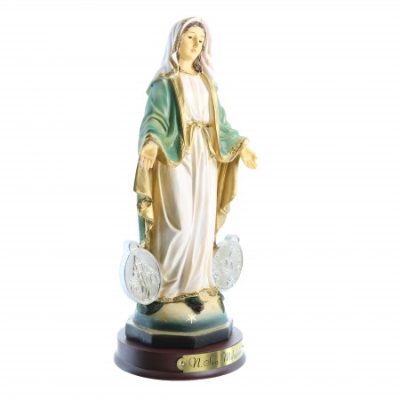 Statue de la Vierge Miraculeuse de 22cm en résine