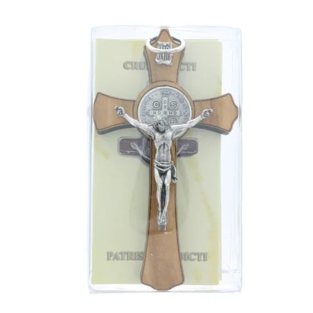Crucifix de Saint Benoît et livret explicatif