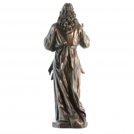 Statue Christ Miséricordieux de 22cm en bronze coulé a froid