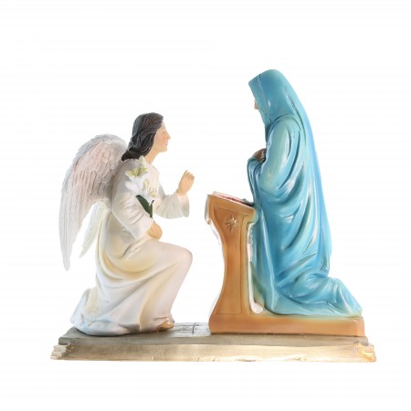Annunciation statue of the Virgin Mary, 20cm in resin