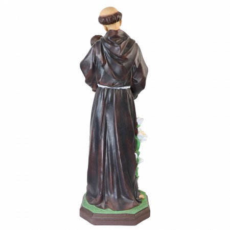 60cm statue of Saint Anthony in resin