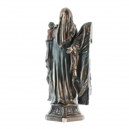 Statua della Vergine e del Bambino, 20 cm in bronzo