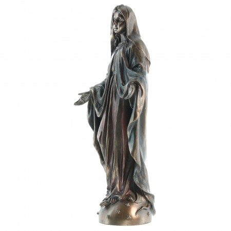 21cm Our Lady of Grace statue in bronze