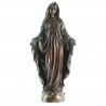 Statua della Vergine Miracolosa in bronzo di 21 cm
