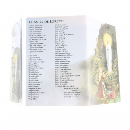 Libretto del Santo Rosario con un rosario bianco