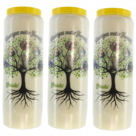 Set di 3 candele Novena...