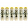 Set di 6 candele Novena Albero della vita protettore 17,5 cm