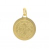 Médaille plaqué or de Saint Benoît 16mm