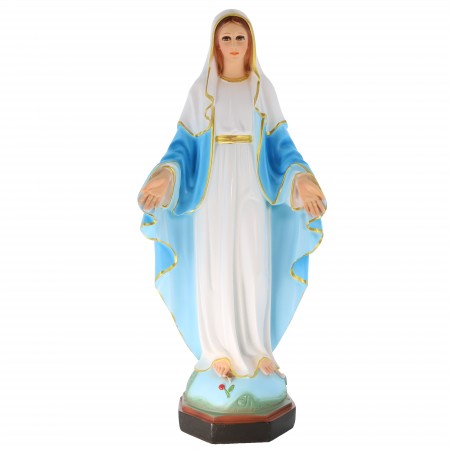 Statue de la Vierge Miraculeuse en résine de 40cm