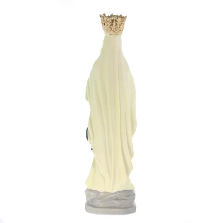 Statue de Notre Dame de Lourdes lumineuse en résine de 25cm