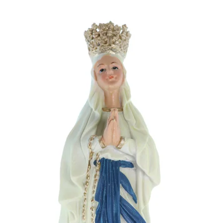 Statue de Notre Dame de Lourdes lumineuse en résine de 25cm