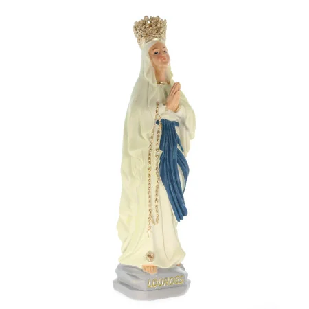 Statue de Notre Dame de Lourdes lumineuse en résine de 25cm
