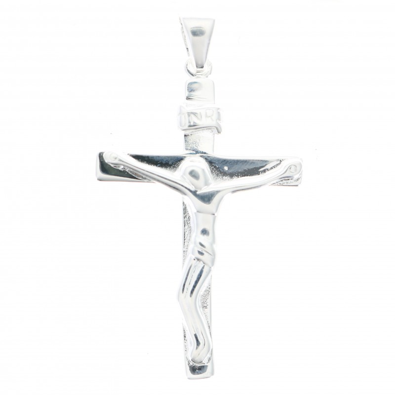 Croce di Cristo in argento
