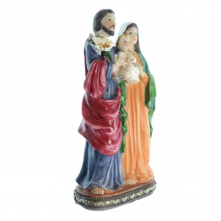 Statue de la Sainte Famille de 20cm en résine