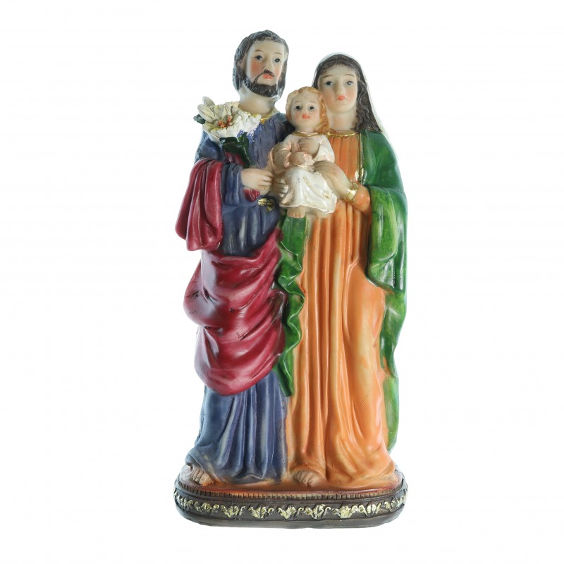 Statue de la Sainte Famille de 20cm en résine