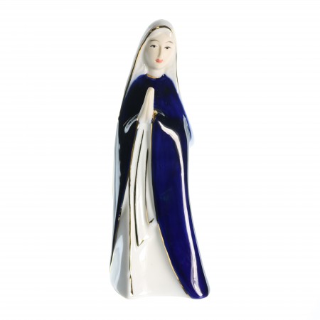 14cm statue of the Virgin Mary in porcelain
