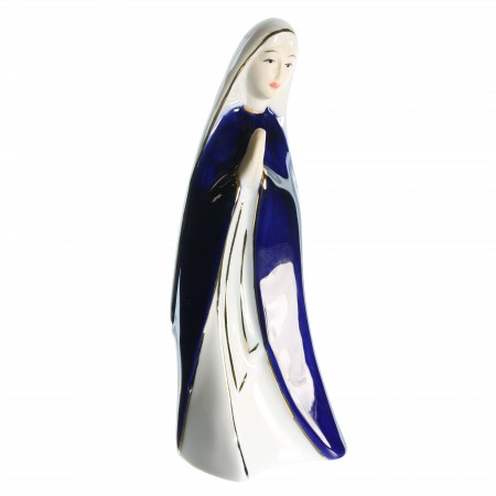 Statue de la vierge Orante de 14cm en porcelaine