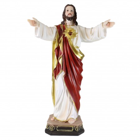 60cm resin statue of the Sacred Heart of Jesus