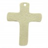 Hammered Bronze crucifix with colourful details 8,5 cm