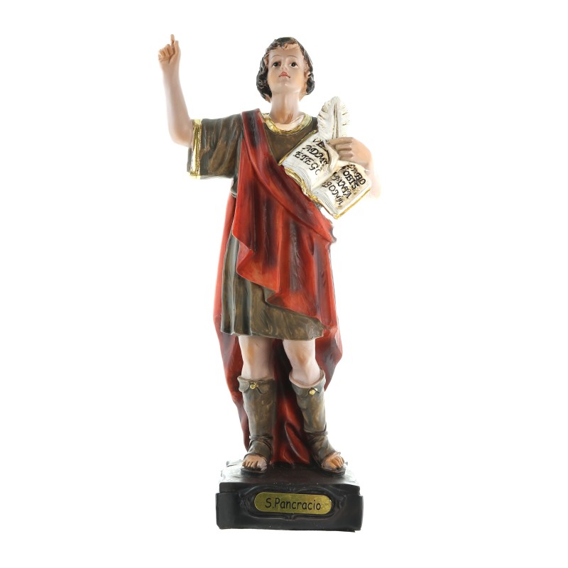 Statue de Saint Pancrace de 20cm en résine