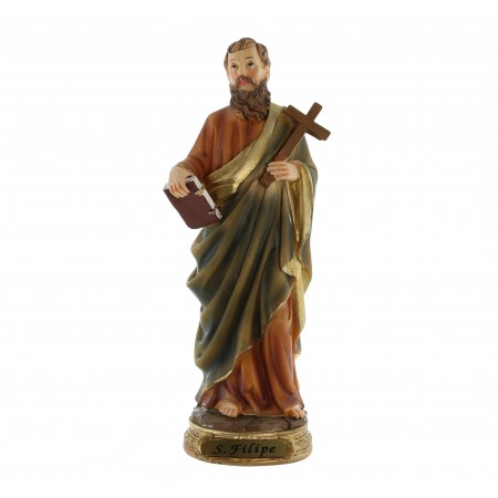 Statue of Saint Philip 20cm in resin