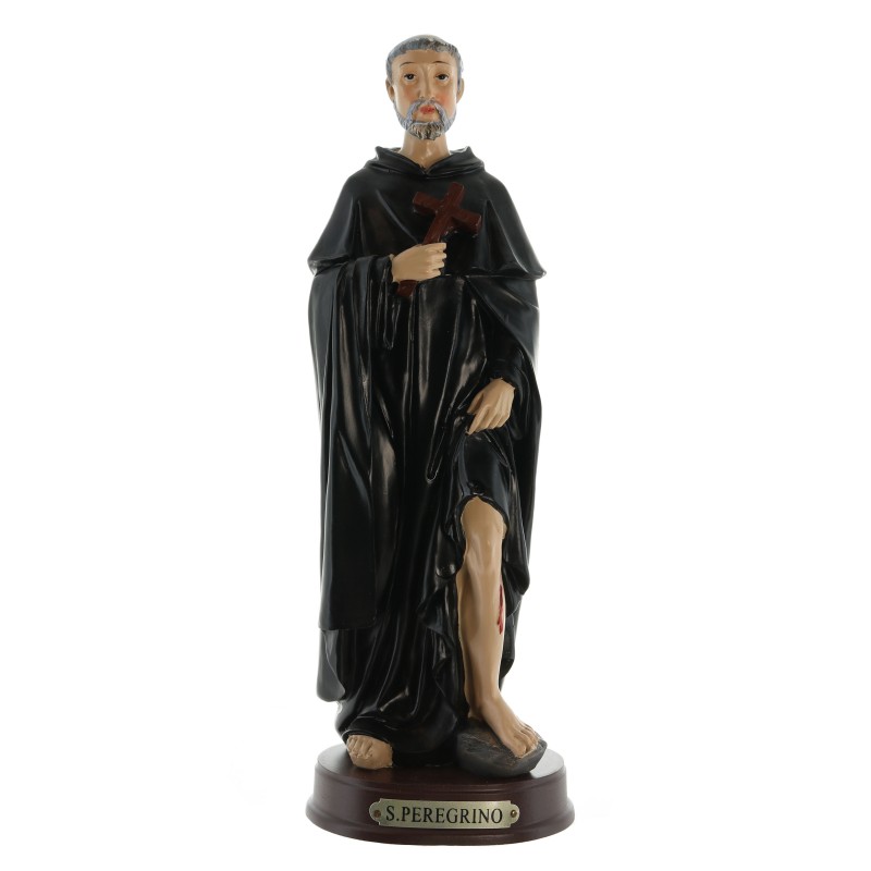 Statue de Saint Pérégrin de 22cm en résine