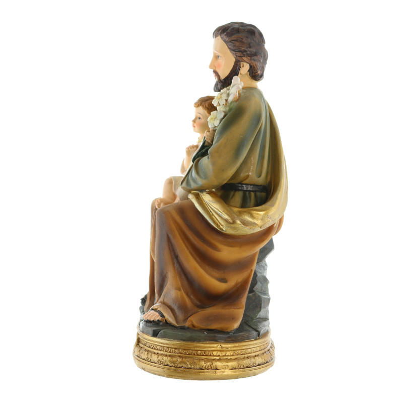Statue De Saint Joseph En Résine - Figurine Pour La Vente De Maison Et Bénédictions